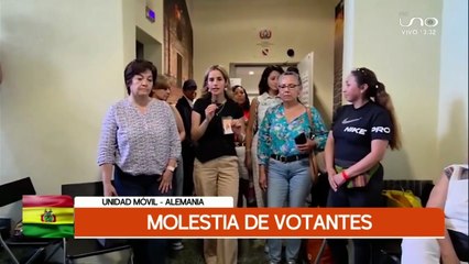 MOLESTIA DE VOTANTES EN ALEMANIA