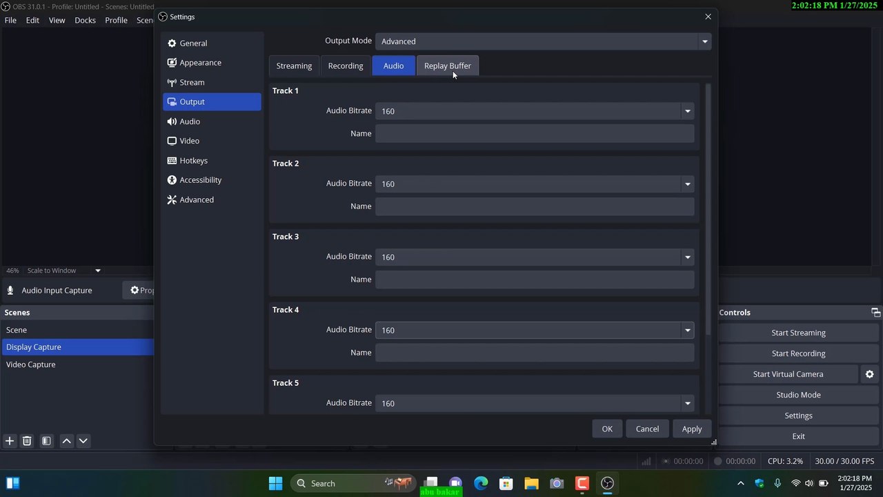 How to record screen with OBS Studio?