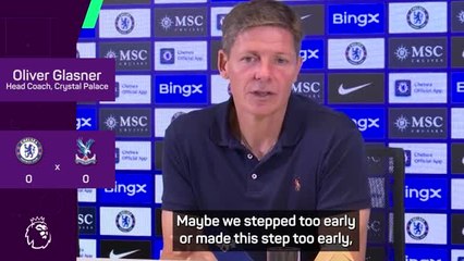 Glasner reacts to Eze’s disallowed free-kick