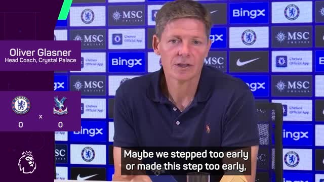 Glasner reacts to Eze’s disallowed free-kick