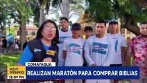 Realizan maratón para comprar biblias, en Comayagua