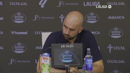 Rueda de Prensa completa de Claudio Giráldez tras el Celta 0 Getafe 2