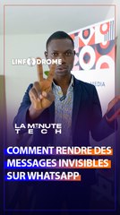 ASTUCE POUR RENDRE SES MESSAGES INVISIBLES SUR WHATSAPP