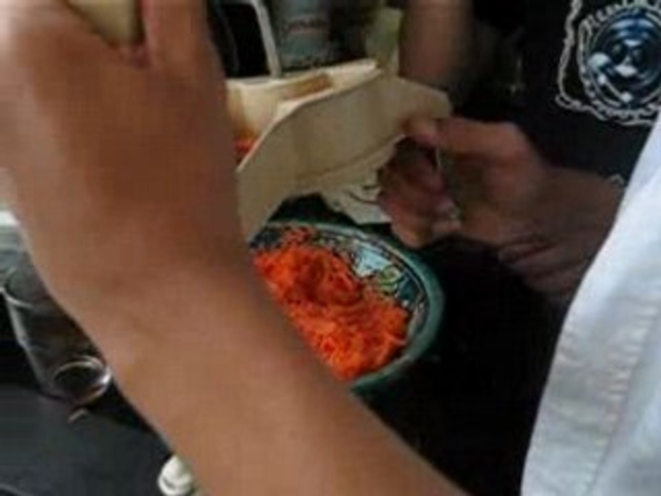 La recette du chef : carottes rapées