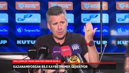 Hüseyin Eroğlu. Güzel bir görüntü verdik ama kaybetmemeliydik