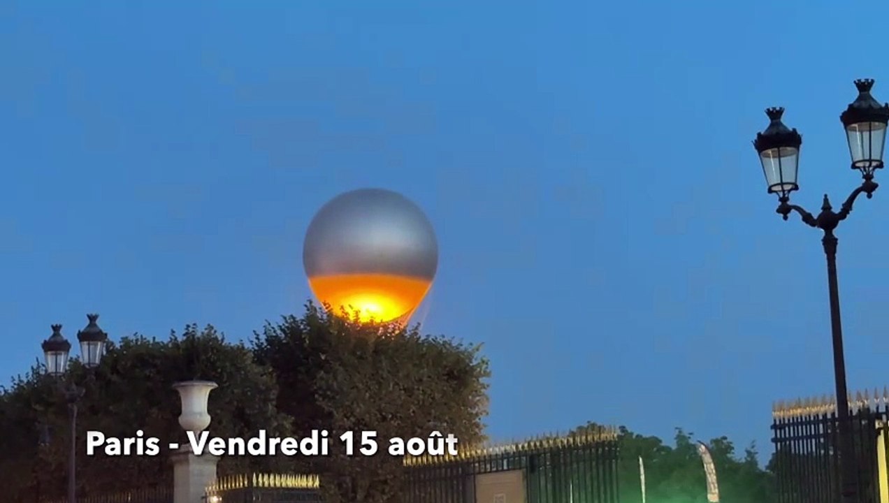 Quand la vasque olympique, un an après les JO, s'élève dans le ciel de Paris