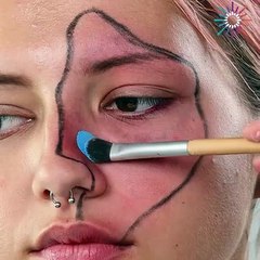 We tried the inverted makeup trend! 😍