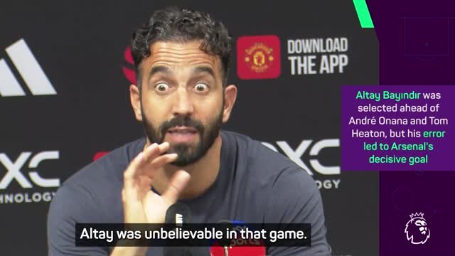 Amorim passionately defends Bayındır after Arsenal error hands Man United defeat