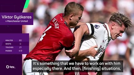 Gyokeres 'did well' as Arsenal grind out Old Trafford win