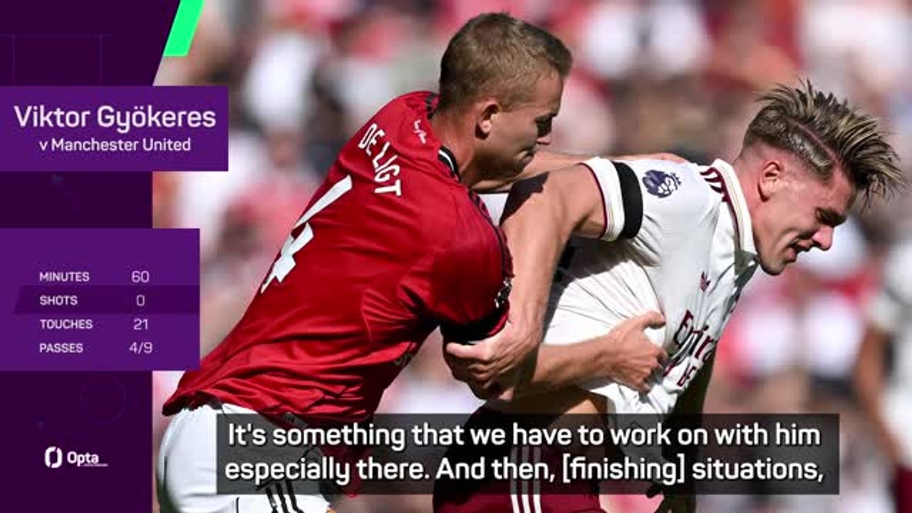 Gyokeres 'did well' as Arsenal grind out Old Trafford win