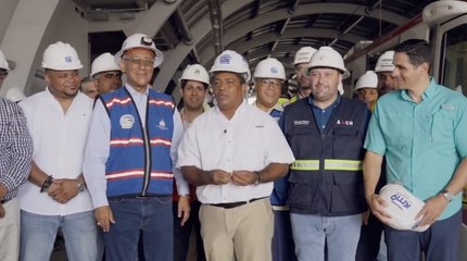 La línea 2C del Metro de Santo Domingo completa su cuarta prueba
