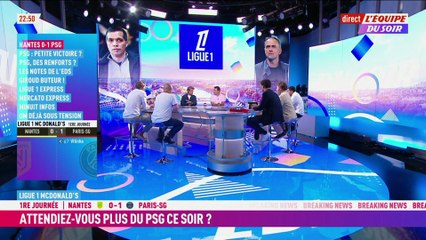 Nantes 0-1 PSG : Attendiez-vous plus de Paris ? - L'Équipe du Soir - extrait