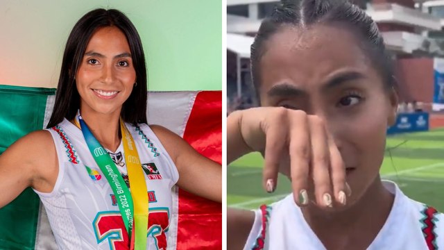 Diana Flores explota en llanto tras conseguir oro para México en Flag Football en los World Games 2025