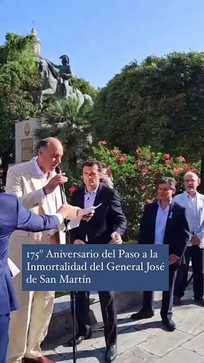 Wenceslao Bunge Saravia gritó "Viva España, viva el rey y viva la libertad" durante un acto sanmartiniano