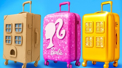 CARDBOARD TRAVEL HACKS! 📦✈️ Genius DIY School Tricks For Students By 123 GO! GOLD