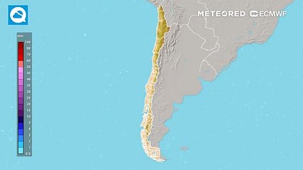 Las precipitaciones se toman Chile esta semana