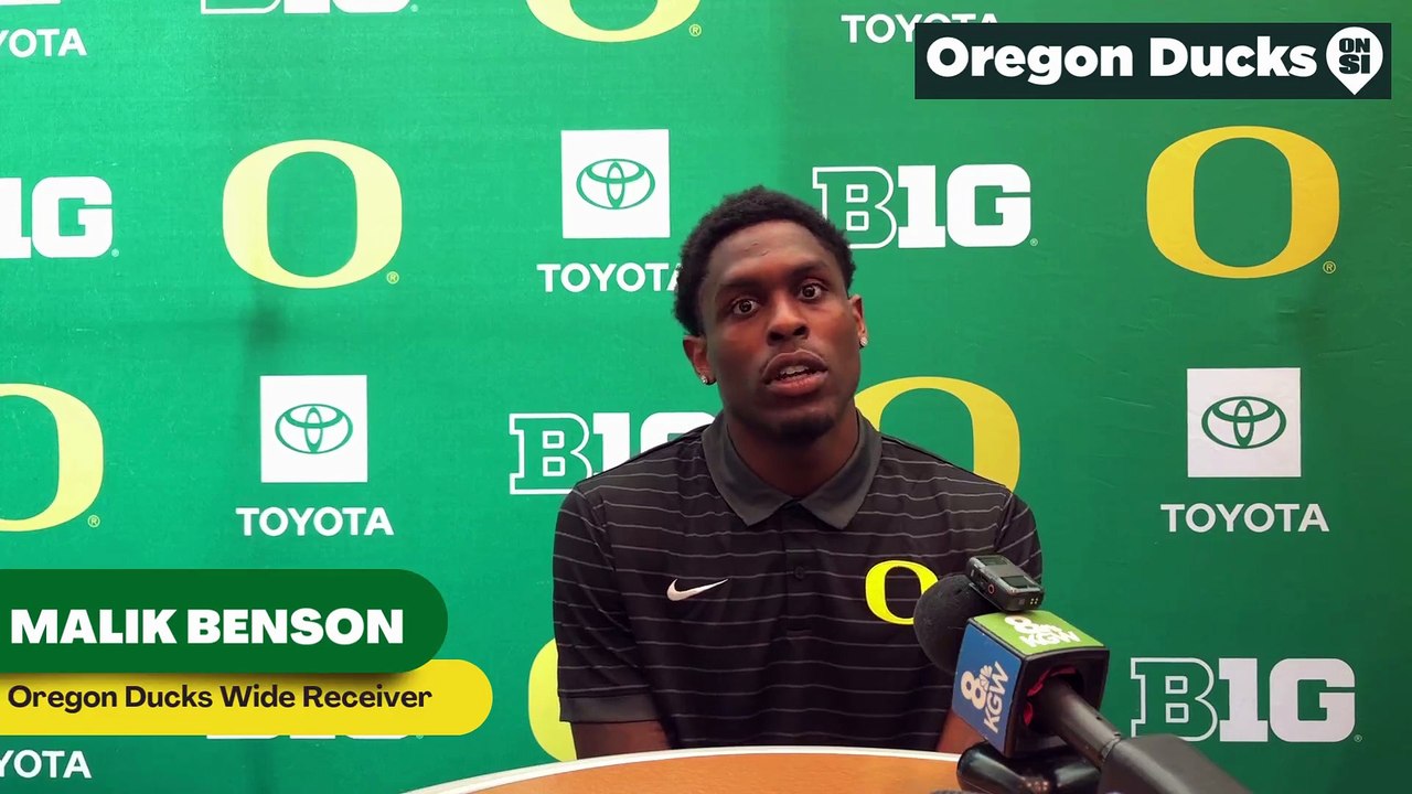 Oregon Ducks Wide Receiver Malik Benson discusses how the Ducks compare to other teams