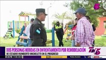 Dos personas heridas en enfrentamiento por remodelación de estadio Humberto Micheletti