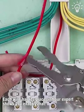 This professional is here to simplify wiring for us! 👏