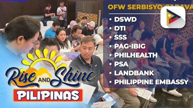 Unang araw ng OFW Serbisyo Caravan sa Saudi Arabia, halos 500 na ang natulungan | Cleizl Pardilla