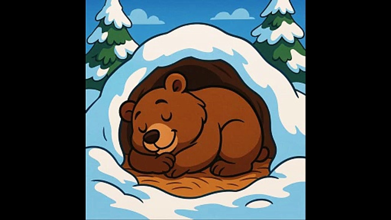 الدب يغني تهويدة لينام في عرينه - حكايات داكوتا الشمالية - North Dakota Fairytales