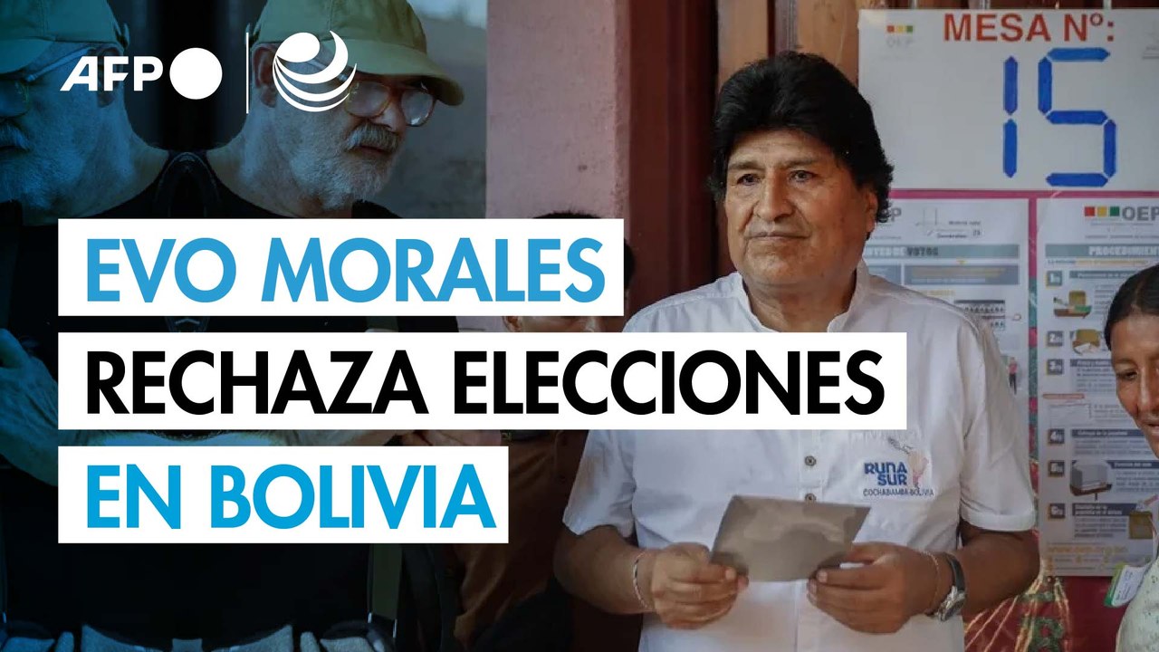 Evo Morales descalifica elecciones en Bolivia por falta de "legitimidad"