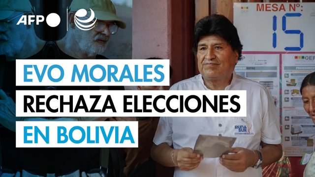 Evo Morales descalifica elecciones en Bolivia por falta de legitimidad