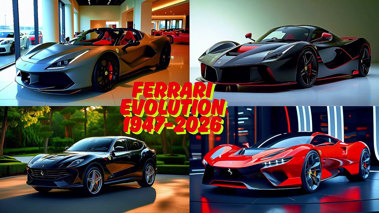 Ferrari Evolution 1947–2026 | High-Speed & Dangerous Drift Animation