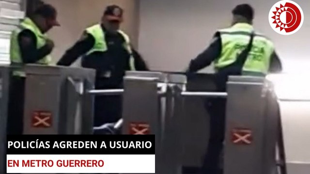Investiga SSC a policías por agresión a usuario en estación Guerrero del STC