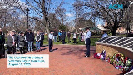 Honoring Vietnam Veterans: The Last Post Ceremony in Goulburn 🇻🇳