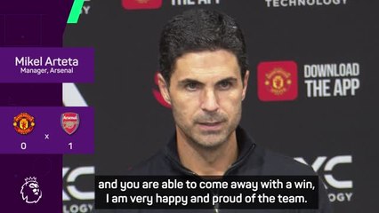 Arsenal 'found a way to win' at Old Trafford - Arteta