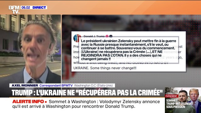 Donald Trump affirme que Volodymyr Zelensky peut mettre fin à la guerre en Ukraine presque immédiatement