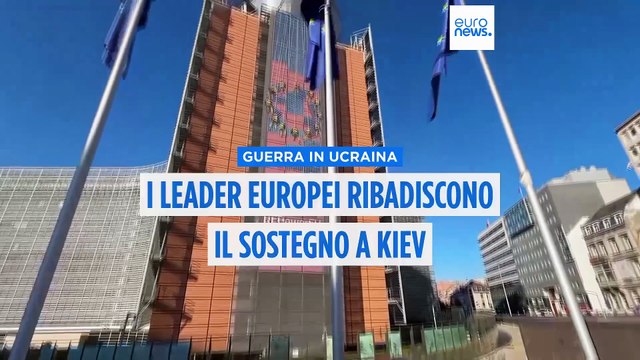 I leader europei ribadiscono il sostegno all'Ucraina alla vigilia del vertice di Washington
