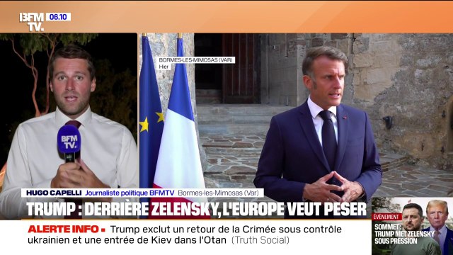 Macron, Meloni, Merz...Les dirigeants européens font bloc autour du président ukrainien Volodymyr Zelensky avant sa rencontre avec Donald Trump
