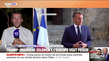 Macron, Meloni, Merz...Les dirigeants européens font bloc autour du président ukrainien Volodymyr Zelensky avant sa rencontre avec Donald Trump