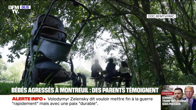 DOCUMENT BFMTV/RMC - Agressions sexuelles sur des nourrissons à Montreuil: J'espère que justice sera faite pour ces bébés , témoigne la mère d'un nourrisson