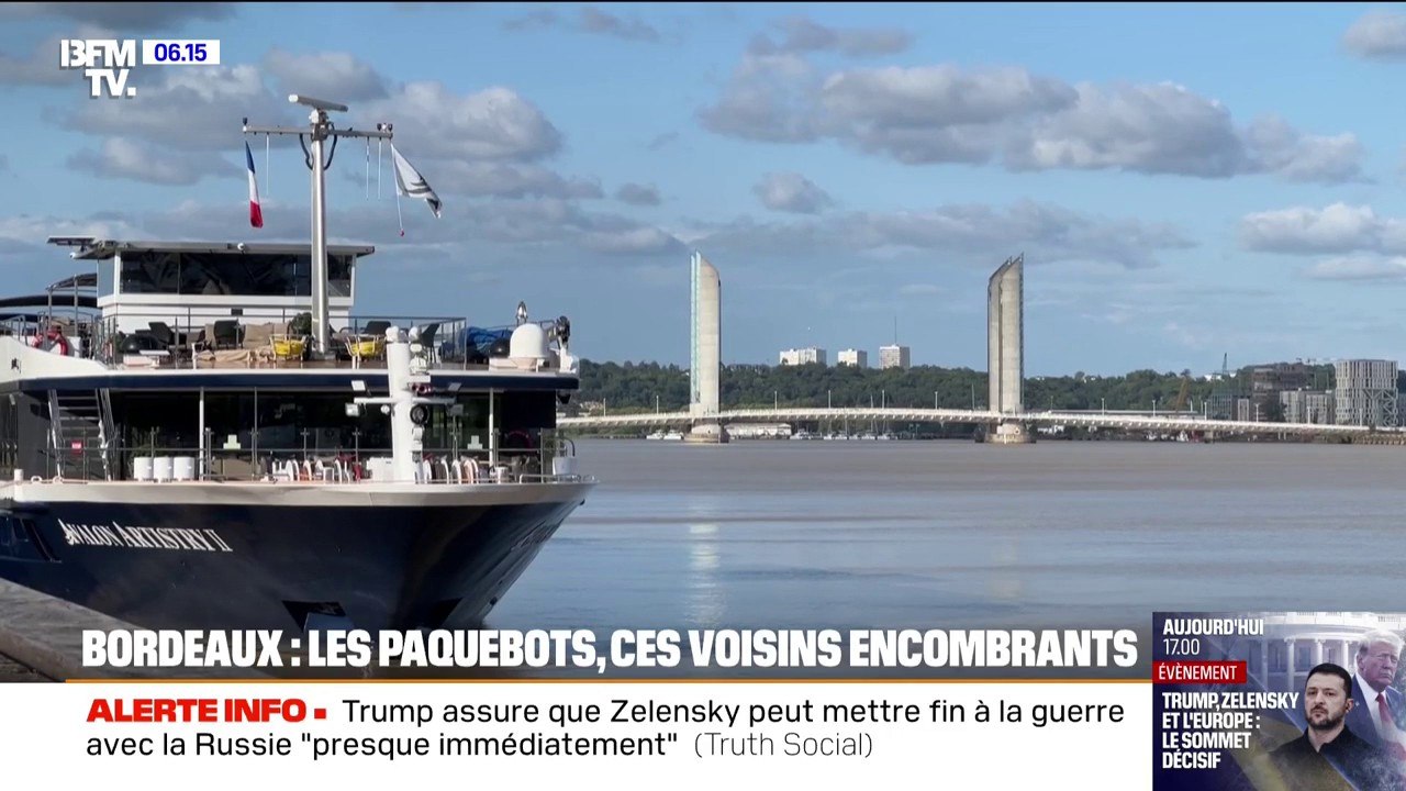 "C'est désastreux": des élus bordelais dénoncent le passage des paquebots de croisière géants