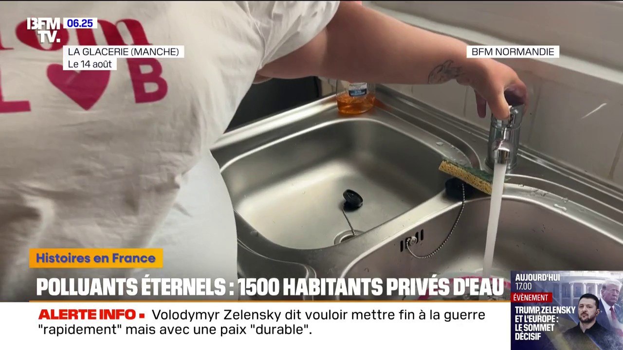La consommation de l'eau du robinet est interdite aux personnes vulnérables dans le quartier de la Glacerie, à Cherbourg (Manche)