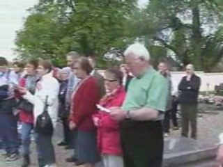 les marcheur de dieu à l'abbaye de Saint Wandrille