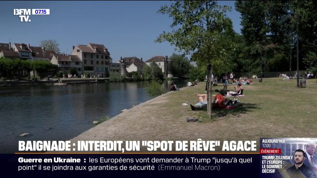 Moret-sur-Loing: le spot de rêve populaire sur les réseaux sociaux, est en réalité interdit à la baignade