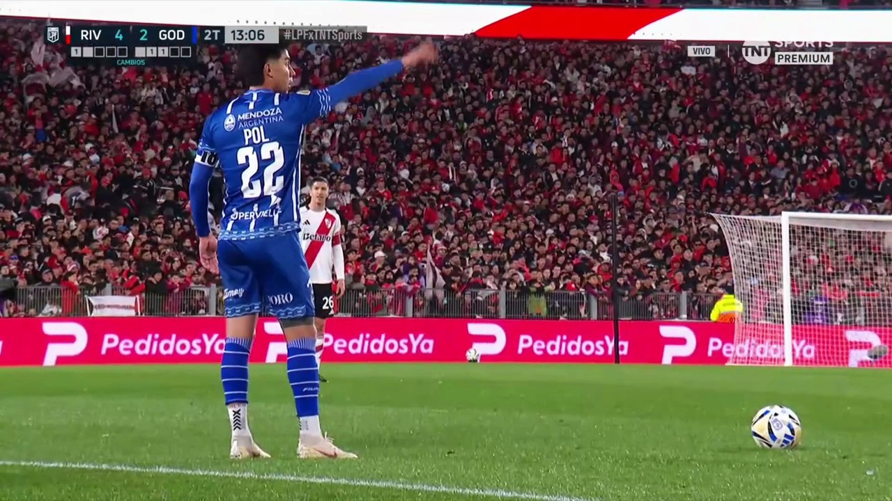 River Plate 4 vs Godoy Cruz 2 | 2T | Fecha 5 | Clausura 2025