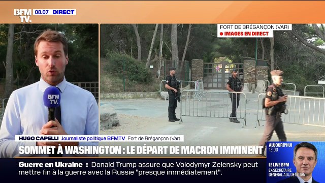 Sommet à Washington: Emmanuel Macron s'apprête à quitter le fort de Brégançon