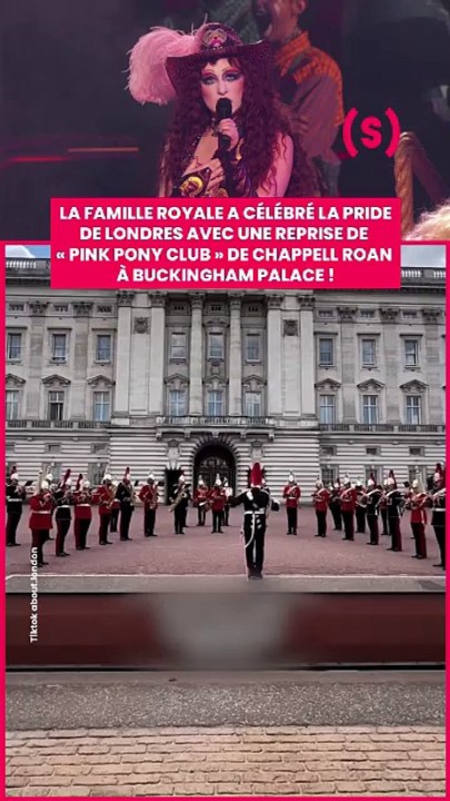 On monte le son pour écouter cette reprise de Pink Pony Club par la fanfare des Coldstream Guards 😍