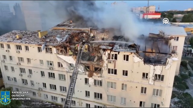 Ukrayna: Rusya’nın Harkiv’e düzenlediği saldırıda en az 11 kişi yaralandı