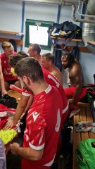 La nouvelle  entente AFMH réussi sont entrée ! En se qualifiant aux penalty a Steinbrunn . Bravo a l ensemble de l'équipe et staff. Malgré beaucoup d absents, vacance  et blessés