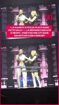 Samedi soir, en plein concert de la Star Academy à Lille, Ebony a été visée par des insultes et des