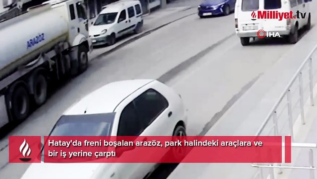Sürücü kendini araçtan dışarı attı! Ortalık savaş alanına döndü
