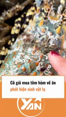 Cô gái mua TÔM HÙM về ăn phát hiện sinh vật lạ