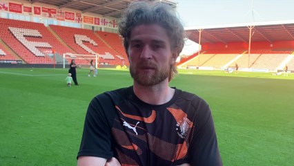 Hayden Coulson reflects on Blackpool's first win of the season