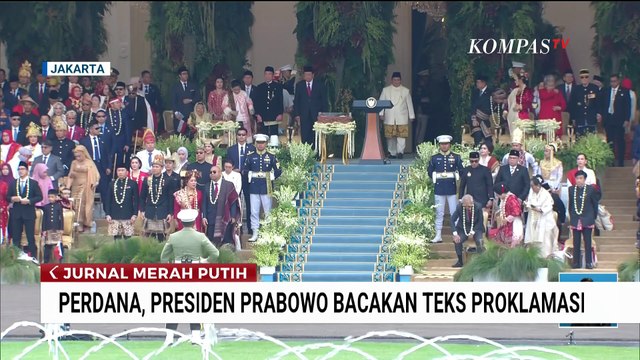 Perdana dalam Sejarah! Presiden Prabowo Baca Teks Proklamasi di HUT ke-80 RI | JMP